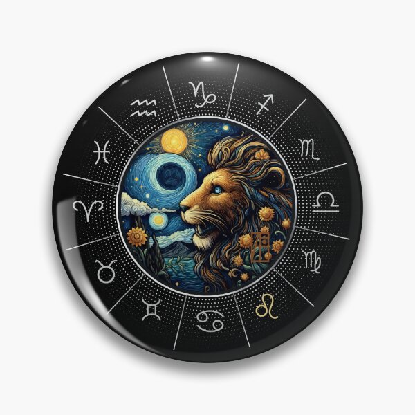 Item preview, ZODIAC Leo - Astrological LEO - LEO - ZODIAC sign - Van Gogh style - 11 designed and sold by ArtProjectShop.