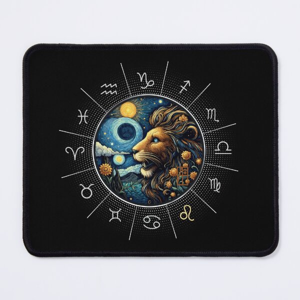 Item preview, ZODIAC Leo - Astrological LEO - LEO - ZODIAC sign - Van Gogh style - 11 designed and sold by ArtProjectShop.