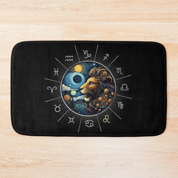 Aperçu de l'œuvre ZODIAQUE Lion - LEO Astrologique - LEO - Signe du ZODIAQUE - Style Van Gogh - 11 créée et vendue par ArtProjectShop.