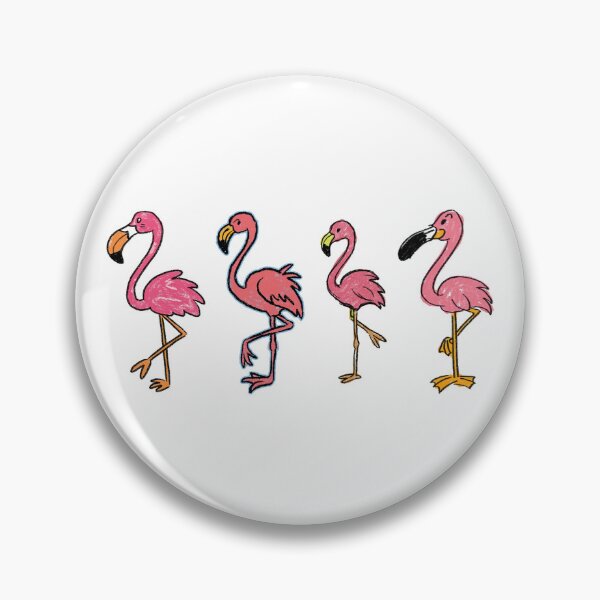 Item preview, crayon flamingo animals designed and sold by FORPOTATOPARTY.