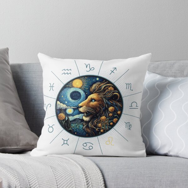 Item preview, ZODIAC Leo - Astrological LEO - LEO - ZODIAC sign - Van Gogh style - 12 designed and sold by ArtProjectShop.