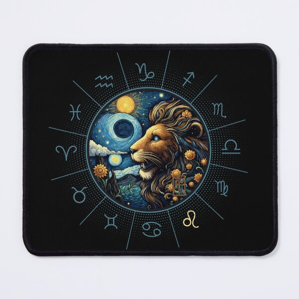 Item preview, ZODIAC Leo - Astrological LEO - LEO - ZODIAC sign - Van Gogh style - 12 designed and sold by ArtProjectShop.