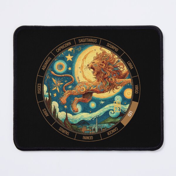 Item preview, ZODIAC Leo - Astrological LEO - LEO - ZODIAC sign - Van Gogh style - 13 designed and sold by ArtProjectShop.