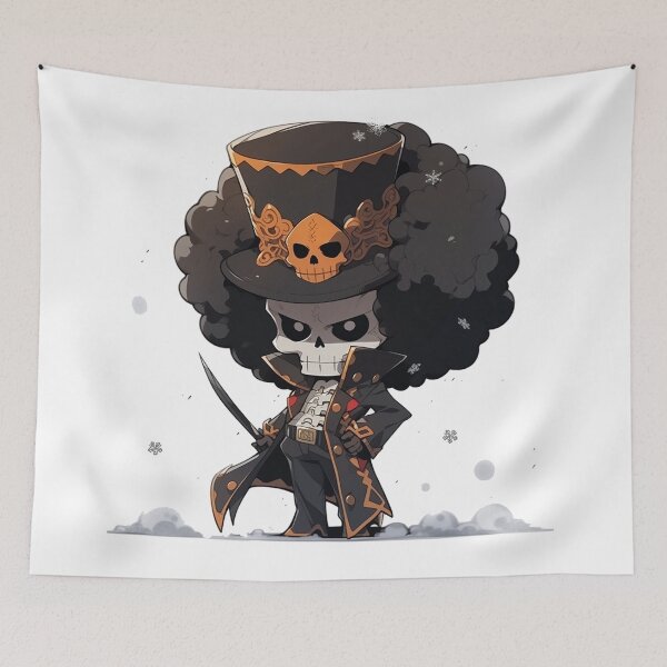 Item preview, brook skeleton pirate designed and sold by skateras.