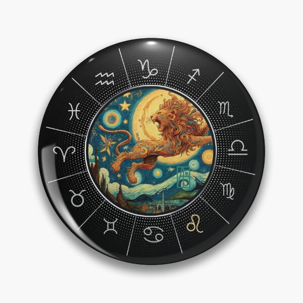 Item preview, ZODIAC Leo - Astrological LEO - LEO - ZODIAC sign - Van Gogh style - 14 designed and sold by ArtProjectShop.