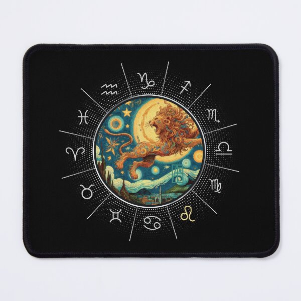 Item preview, ZODIAC Leo - Astrological LEO - LEO - ZODIAC sign - Van Gogh style - 14 designed and sold by ArtProjectShop.