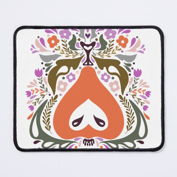 Item preview, Pear Folk Art Print Fruit Print Nordic Art designed and sold by NayaChu.