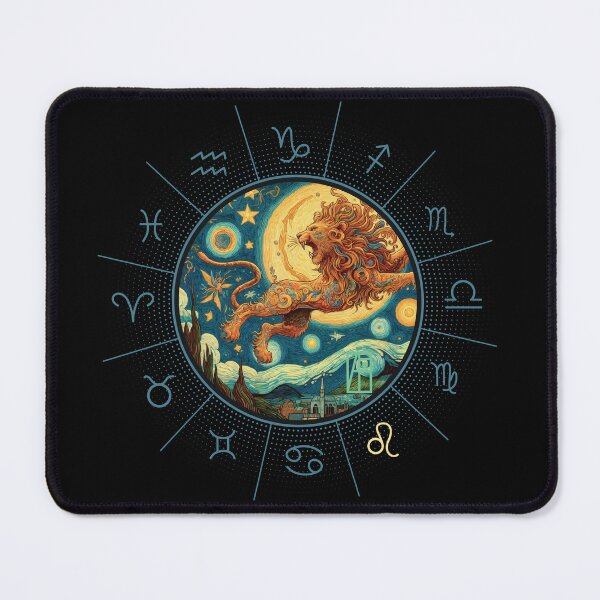 Item preview, ZODIAC Leo - Astrological LEO - LEO - ZODIAC sign - Van Gogh style - 15 designed and sold by ArtProjectShop.