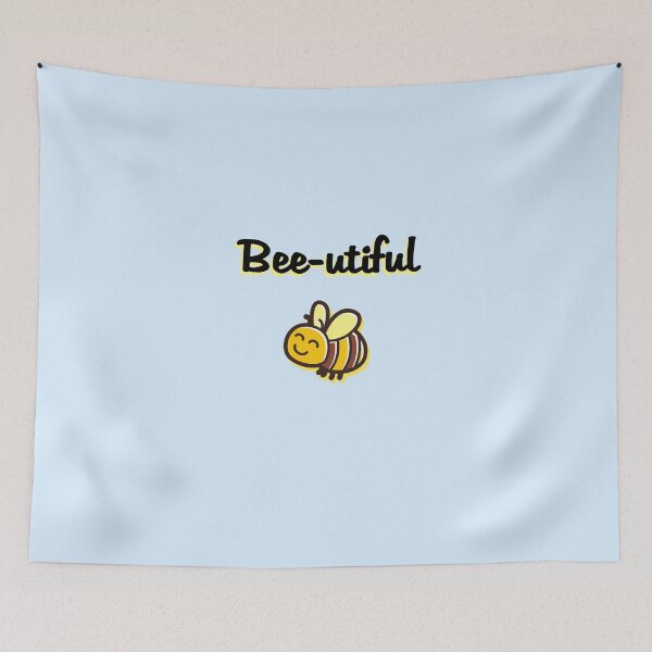 Item preview, Cute Bee-utiful Bumble Bee Light-Color designed and sold by TinyStarAmerica.