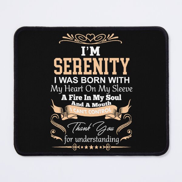 Item preview, Serenity Girl Name Definition designed and sold by Share-me.