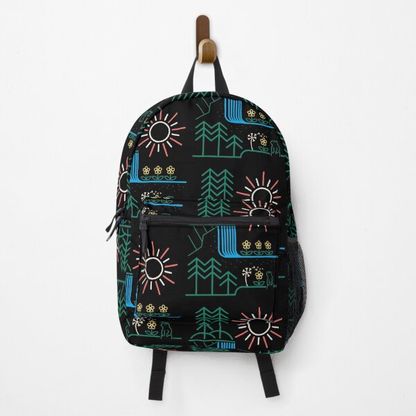 Item preview, Wild Spring Day - Geometric, Spring, Groundhog, Forest, Flowers, Floral designed and sold by therocketman.