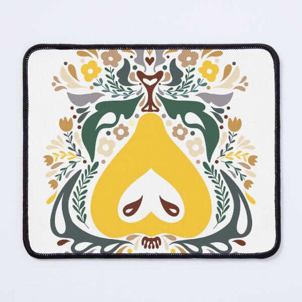 Item preview, Pear Folk Art Print Fruit Print Nordic Art designed and sold by NayaChu.