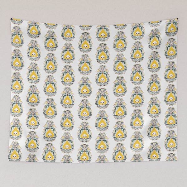 Item preview, Pear Folk Art Print Fruit Print Nordic Art  designed and sold by NayaChu.