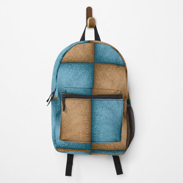 Item preview, Chess pattern from "Pouf" tiles the color of sand and light blue designed and sold by Cherevan.