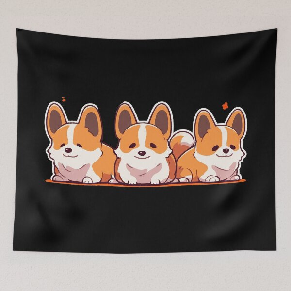 Item preview, cute corgis designed and sold by skateras.