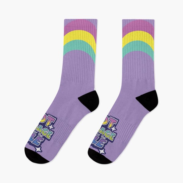 Item preview, Foot Massage Pun Socks designed and sold by nirelle.