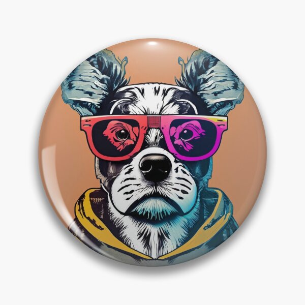 Item preview, A dog in oversized sunglasses  designed and sold by Boxing Kangaroo Retail Company.