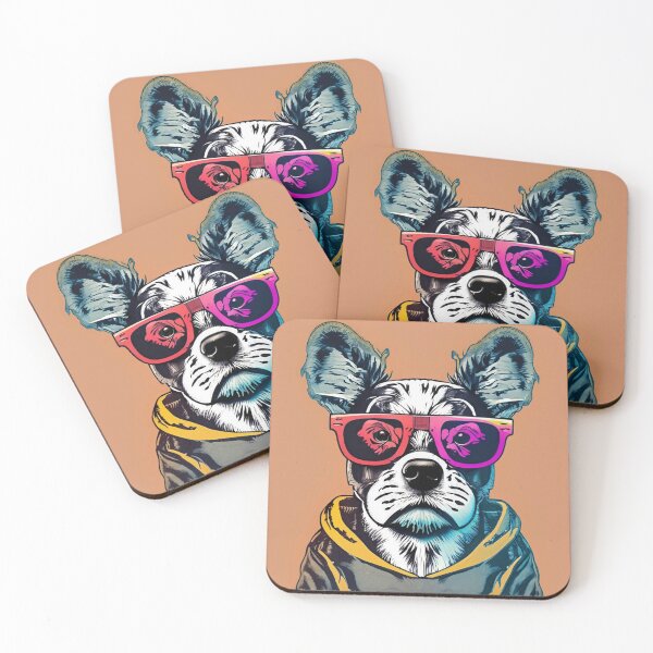Item preview, A dog in oversized sunglasses  designed and sold by Boxing Kangaroo Retail Company.