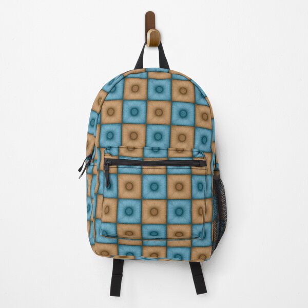 Item preview, Chess pattern from "Pouf" tiles the color of sand and light blue designed and sold by Cherevan.