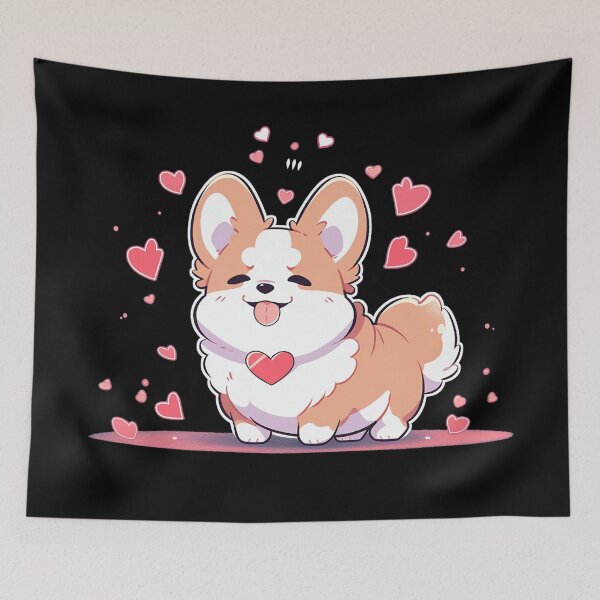 Item preview, corgi love designed and sold by skateras.