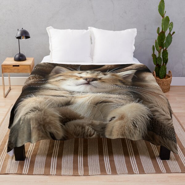 Item preview, Cute kitten sleeping designed and sold by CatsAndDogs-TF.