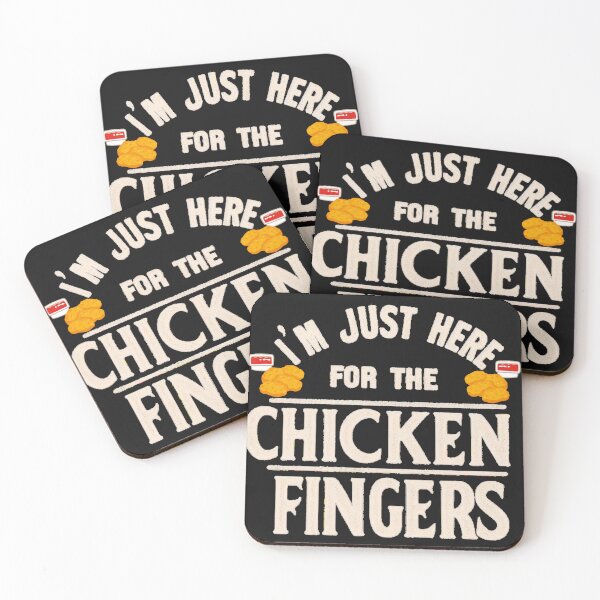 Item preview, I'm just here for the chicken fingers in the style of Typewriter Font designed and sold by Pawel Oska.
