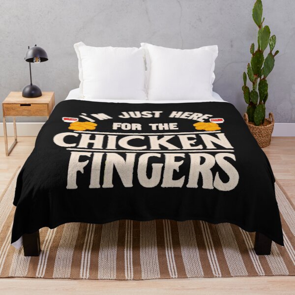 Item preview, I'm just here for the chicken fingers in the style of Typewriter Font designed and sold by Pawel Oska.