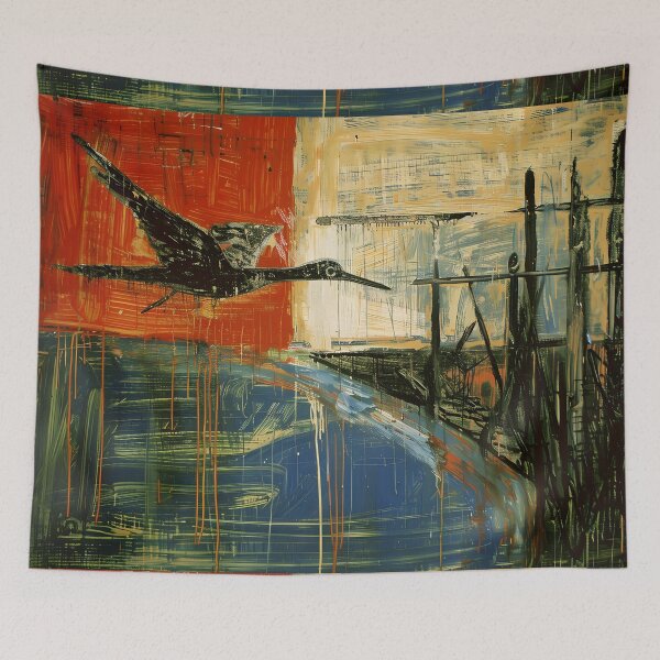 Item preview,  Bird on urban landscape 2 designed and sold by ErikFQ.