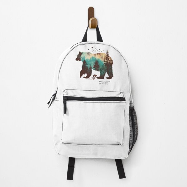 Item preview, Forest Bear Just Love Nature Forest Art designed and sold by BetiOnDemand.