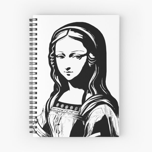 Item preview, Monalisa Negro Ilustración designed and sold by adlkh.