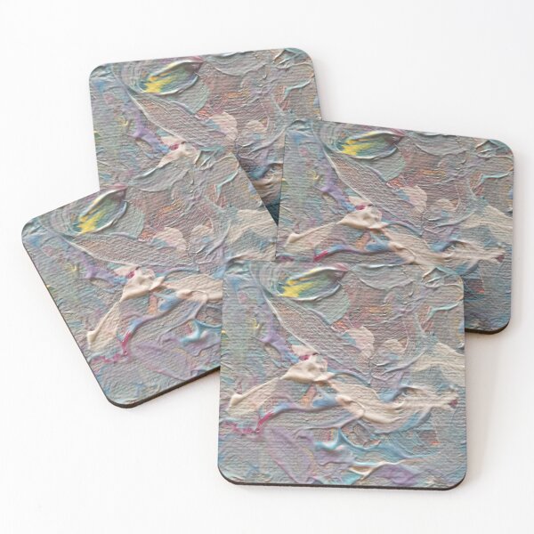 Item preview, Abstract Textured Light  Acrylic Painting On Canvas designed and sold by ArtiClari.