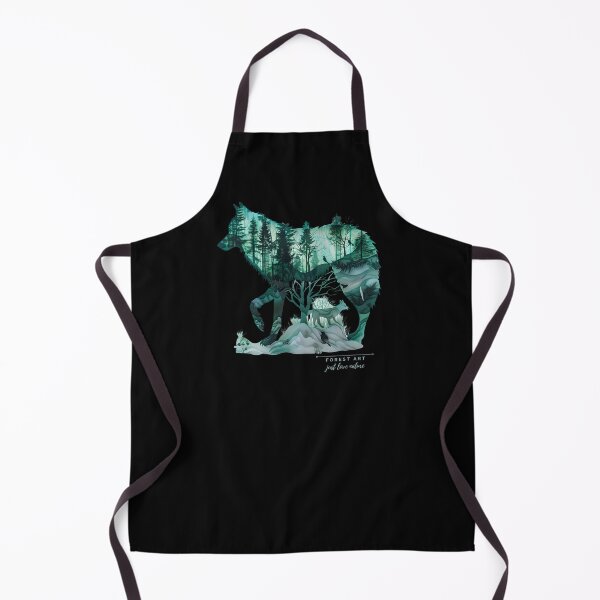 Item preview, Forest Wolf Just Love Nature Forest Art designed and sold by BetiOnDemand.