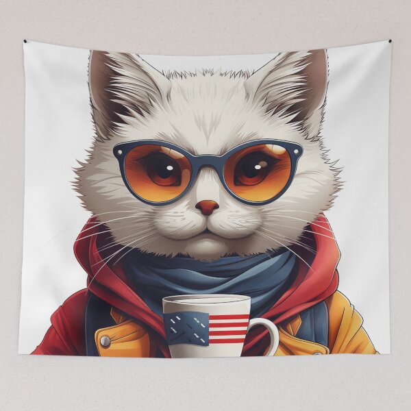 Item preview, Feline Fashionista's American Coffee Hour designed and sold by dungeonwarriors.