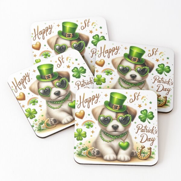Item preview, Happy St Patrick Day Dog designed and sold by fejoa.