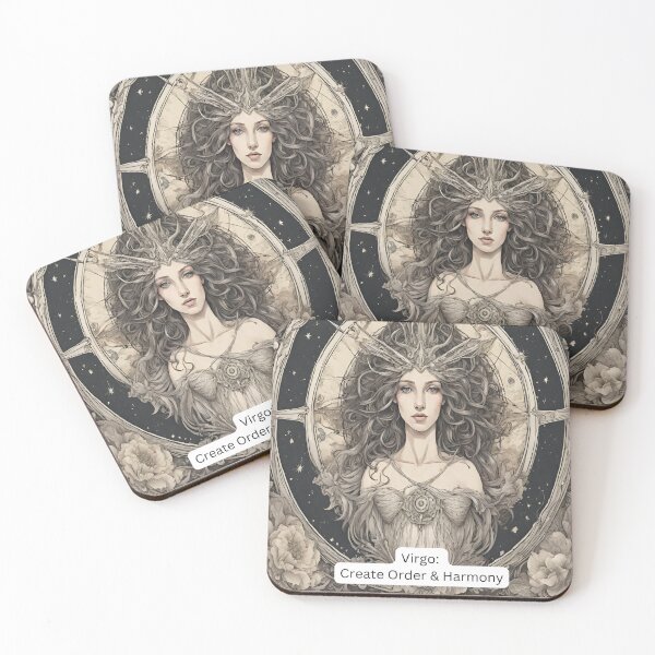 Item preview, Create Order & Harmony: Virgo Constellation Affirmation designed and sold by Lorets-Designs.