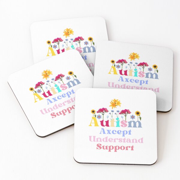 Item preview, Autism - Except Understand Support Retro Floral Design designed and sold by Raise2Shine.