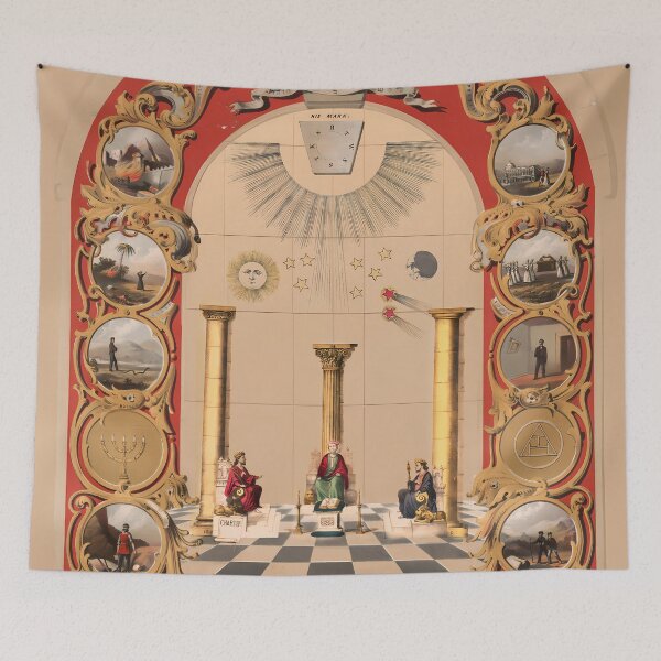 Item preview, "Masonic Illumination: The Grand Architect's Design designed and sold by boazjachin.
