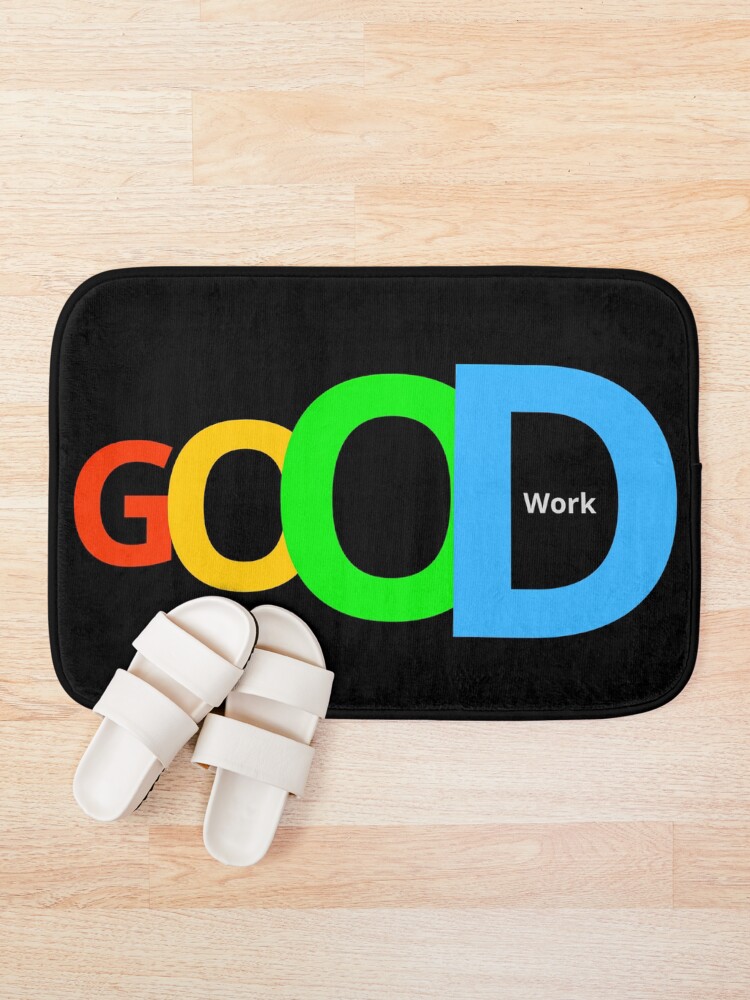 Thumbnail 1 of 6, Bath Mat, GOOD Work designed and sold by M-ormin.