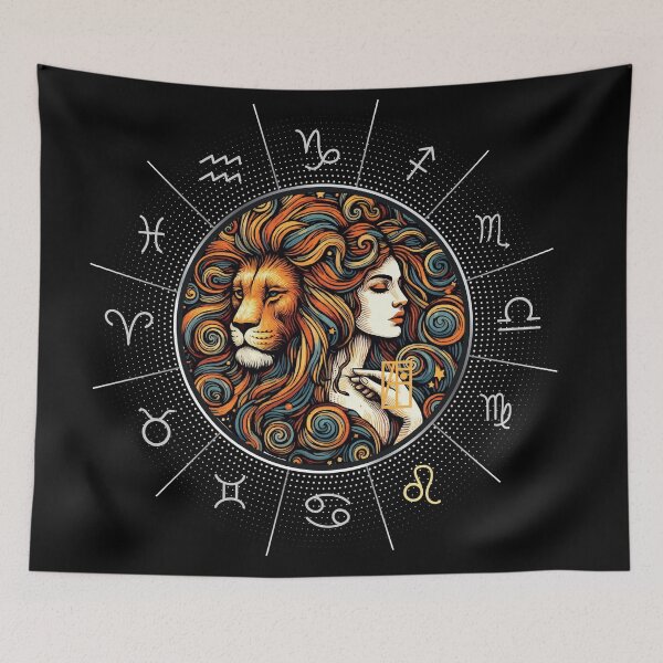 Item preview, ZODIAC Leo - Astrological LEO - LEO - ZODIAC sign - Van Gogh style - 17 designed and sold by ArtProjectShop.