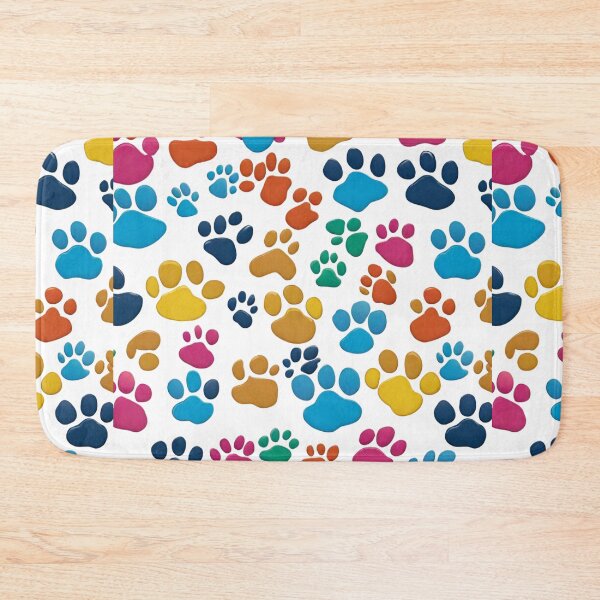 Item preview, Pawsitively Adorable Dog Paw Print Pattern designed and sold by Lorets-Designs.