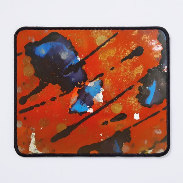 Item preview, Blue, Red, and Gold Alcohol Ink Painting designed and sold by freshinkarts.