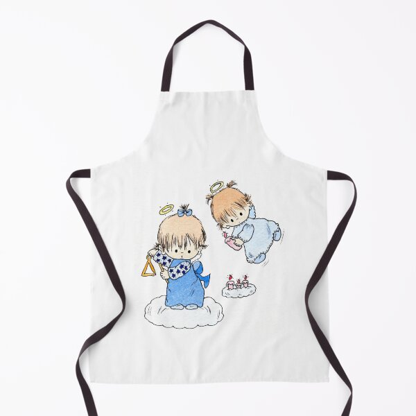Item preview, Two little angels with candles on clouds designed and sold by taritingle.