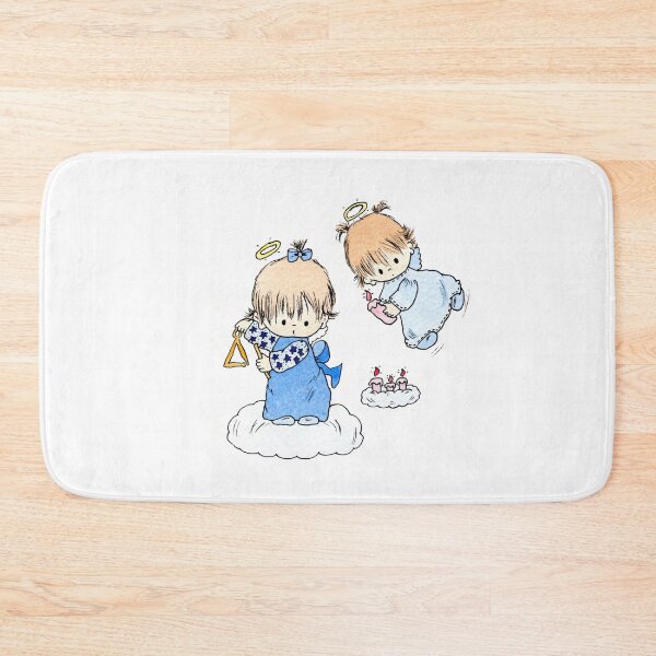Item preview, Two little angels with candles on clouds designed and sold by taritingle.