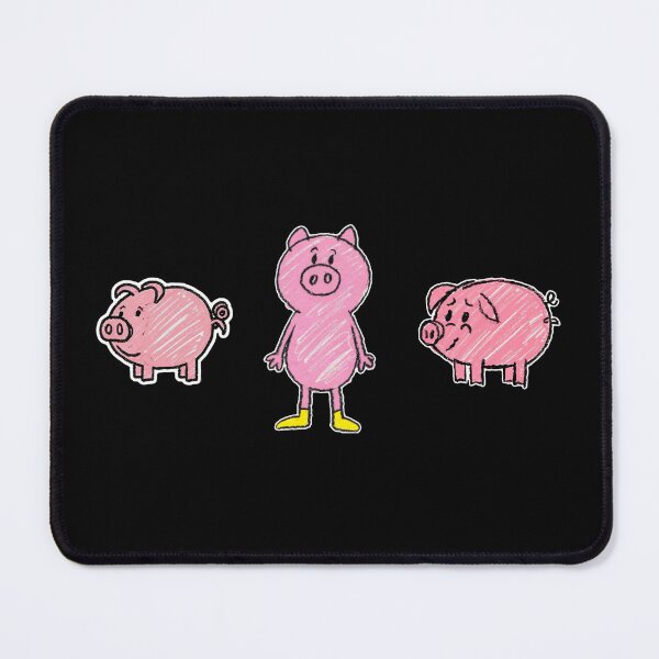 Item preview, crayon pig animals designed and sold by FORPOTATOPARTY.