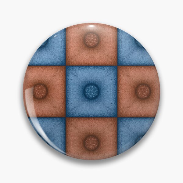 Item preview, Chess pattern from "Pouf" tiles the color of burning sand and wedgwood designed and sold by Cherevan.