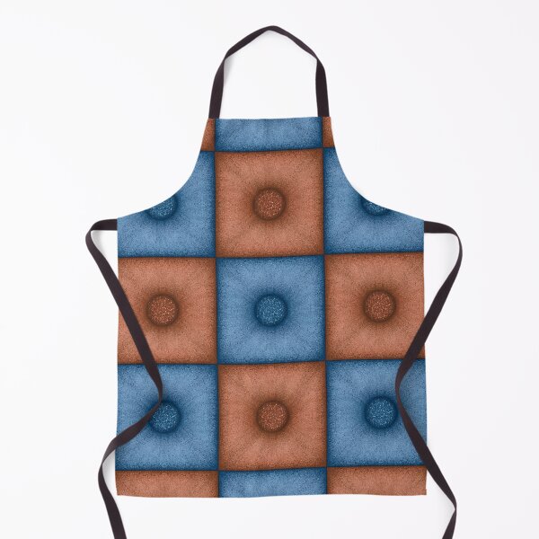 Item preview, Chess pattern from "Pouf" tiles the color of burning sand and wedgwood designed and sold by Cherevan.