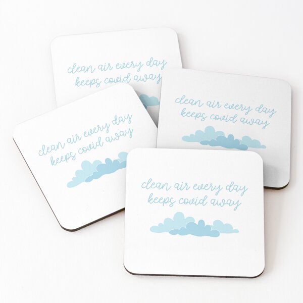 Item preview, Clean Air Every Day Keeps COVID Away designed and sold by sarahwlongcovid.