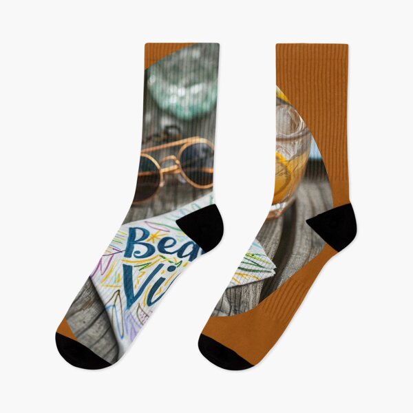 Item preview, Whimsical Evening Scribbles: Handwriting "Beach Vibes"  designed and sold by Ace Apparel  Attire.