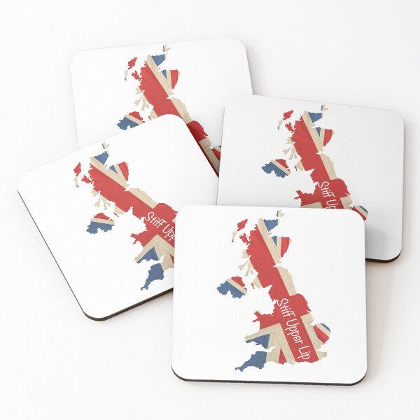 Item preview, British Stiff Upper Lip Union Jack designed and sold by GingaDesigns.