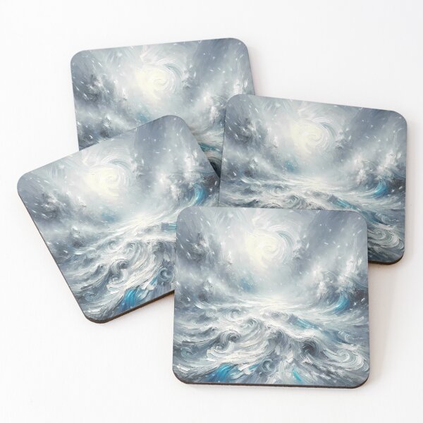 Item preview, Frigid Blizzard Ice Sheet designed and sold by LivingArtClips.
